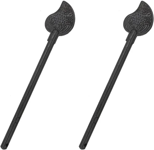 Vista 7 de Antrader - 3 pines de bloqueo en forma de hoja, estilo chino, pasador de cobre, pestillo de clave, perno de barril para armario, armario, puerta