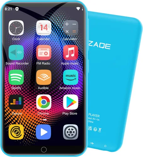 Vista 14 de Reproductor de MP3 con Bluetooth y WiFi, reproductor MP3 y MP4 de 144 GB con Spotify, sistema operativo Android, pantalla táctil de 4 pulgadas