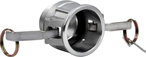 Vista 6 de 2 piezas de accesorios de bloqueo de leva de aluminio (1-1/2 pulgada Parte B) accesorios de manguera de ranura de leva, adaptador macho hembra NPT