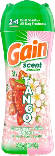 Vista 9 de Gain Tango - Cuentas potenciadoras de aroma para lavandería 2 en 1, aroma a fresa y manteca de karité, 10.7 onzas, cuentas de lavandería con aromas