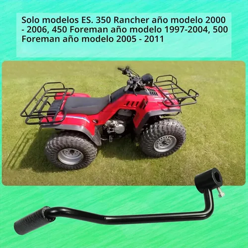 Vista 3 de Conversión de Palanca de Cambios Compatible con Honda Foreman Rancher 350 450 500 ES - Bypass del Cambio Eléctrico Averiado