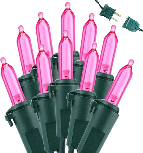 Vista 27 de Brizled Luces de Navidad, 33 pies, 100 LED Conectables de Extremo a Extremo, Mini Luces de Cadena de Navidad, 120V Certificadas UL, Blanco Frío, Luz