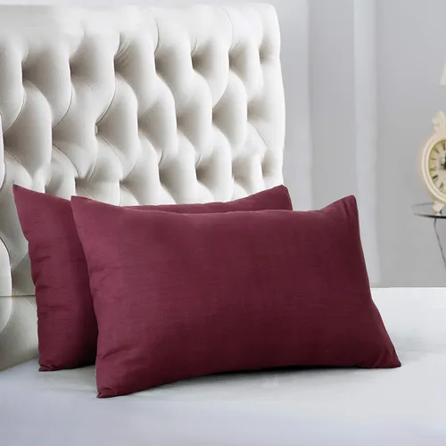 Vista 25 de Evolive Juego de 2 fundas de almohada de microfibra cepillada ultra suave con cierre de sobre (tamaño estándar de 20 x 30 pulgadas, color negro)