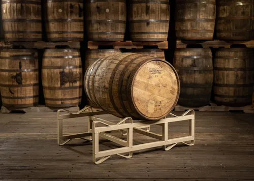 Vista 3 de Midwest Barrel Company - Barril auténtico de bourbon/whisky (53 galones) utilizado auténtico barril de madera de roble blanco americano