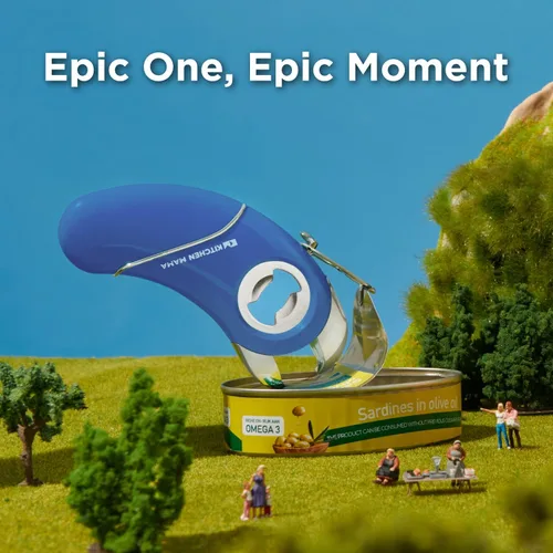 Vista 6 de Kitchen Mama Epic One Abridor Multifuncional: Abrebotellas Magnético, Abridor de Botellas de Cerveza y Refrescos, Abridor de Tapas de Frascos sin