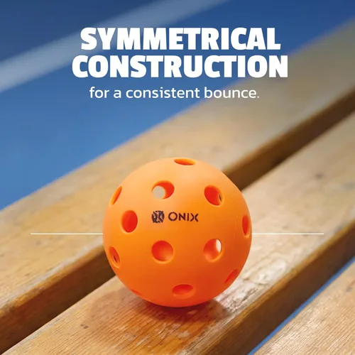 Vista 4 de Onix Recruit - Bolas de Pickleball listas para jugar en interiores con diseño de soldadura superior