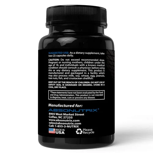 Vista 4 de Absonutrix Anti-Grey Advanced Hair Formula, 60 cápsulas