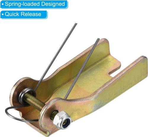 Vista 4 de PATIKIL Kit de cierre de seguridad de gancho de 2.3 pulgadas, paquete de 2 piezas de repuesto de enganche de receptor de remolque de metal