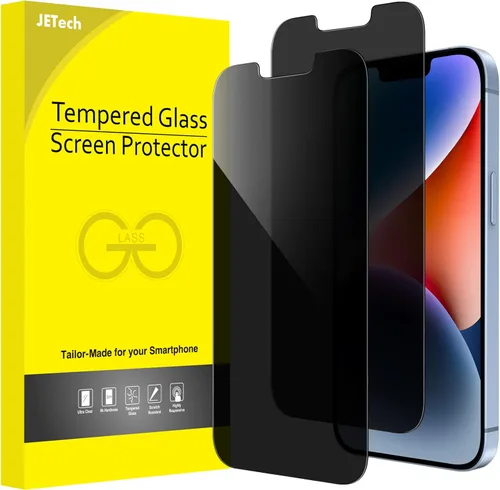 Vista 9 de JETech Protector de pantalla de cobertura completa de privacidad para iPhone 12 Pro Max de 6.7 pulgadas, película de vidrio templado antiespía