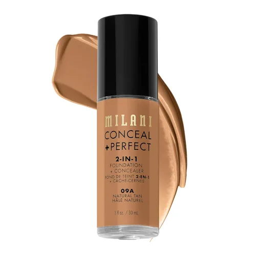 Vista 32 de Milani Base líquida Conceal + Perfect - Natural claro, 1 onza líquida.