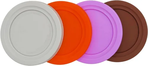 Tapas de silicona de repuesto, compatibles con contenedor de Ninja Creami Ice Cream Maker, modelo: NC301, NC300, NC299AMZ Series.