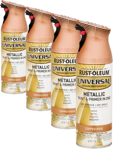 Vista 86 de Rust-Oleum 267298-6PK Pintura en aerosol martillada universal para todas las superficies, 12 onzas, blanco, paquete de 6