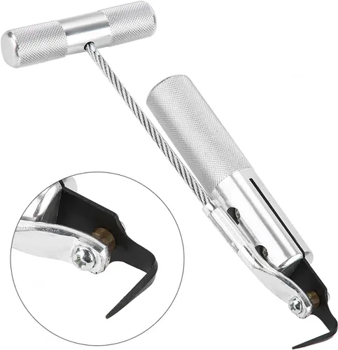 Vista 9 de Herramienta de extracción de parabrisas, herramientas de extracción de vidrio para automóvil, herramienta de corte de vidrio profesional para quitar