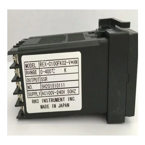 Vista 2 de REX-C100 Termostato digital PID controlador de temperatura REX-C100FK02-V*an + Relé SSR Max.40A + Sonda de termopar K 2M+disipador de calor