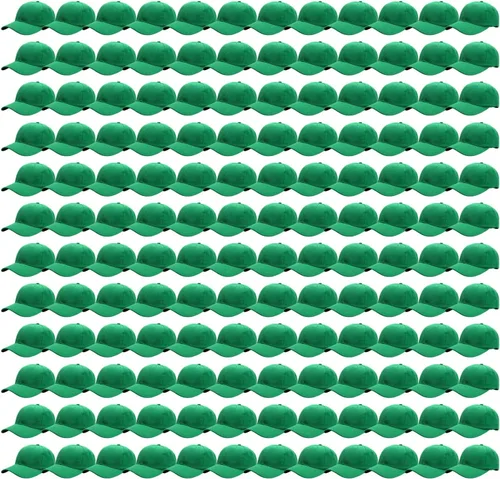 Vista 35 de Falari - 24/144 unidades de gorra de béisbol unisex, lisa y de tamaño ajustable, venta al por mayor