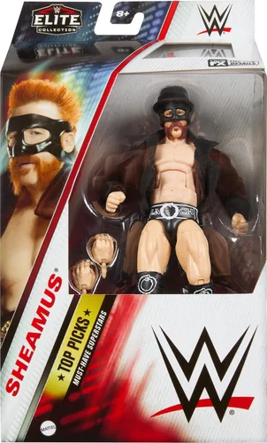 Vista 2 de Mattel WWE Elite Collection - Juego de figuras de acción y accesorios, Sheamus coleccionable de 6 pulgadas con manos intercambiables