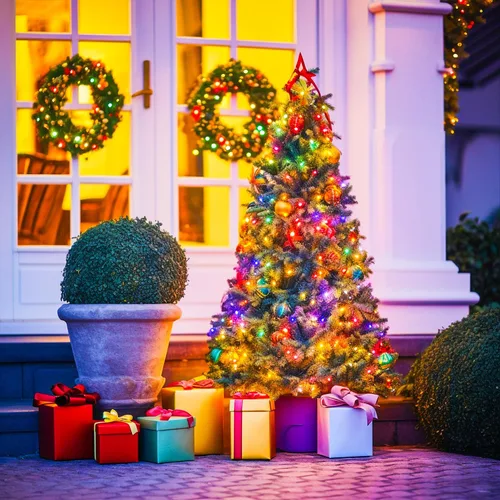 Vista 3 de JMEXSUSS Paquete de 4 unidades de 50 luces LED multicolor de hadas operadas por batería, cada una de 16 pies, luces de Navidad multicolor