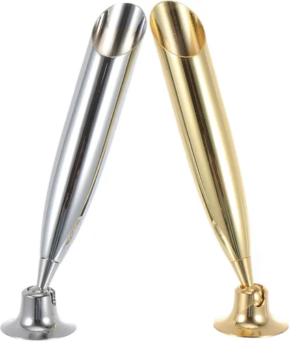 Milisten 2 unids estilo europeo pluma pluma soporte pluma estante almacenamiento para plumas de tinta fuente hogar oficina escritorio accesorios