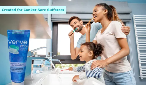 Vista 2 de Verve Ultra SLS-Free Pasta de dientes con flúor, 4.5 onzas (paquete de 4)