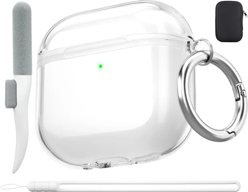 Vista 62 de Funda Valkit Compatible para AirPods Pro, Funda Protectora Transparente y Suave a Prueba de Golpes para AirPods Pro Gen 2ª/1ª (2023/2022/2019)