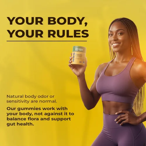 Vista 9 de The Wellness Project Probiótico vaginal e intestinal + gomitas prebióticas Probióticos clínicamente estudiados de triple fuerza para un equilibrio