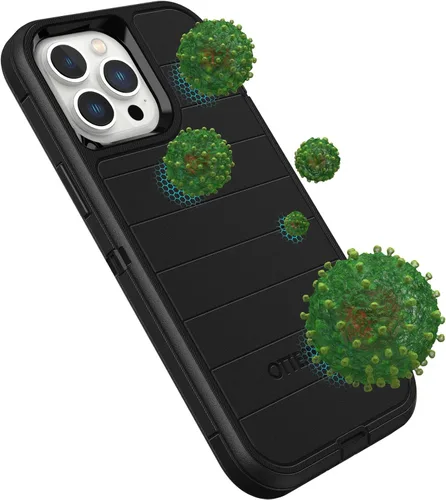 Vista 6 de OtterBox Defender Series - Funda de edición sin pantalla para iPhone 13 Pro Max y iPhone 12 Pro Max (solamente), solo funda, protección de defensa