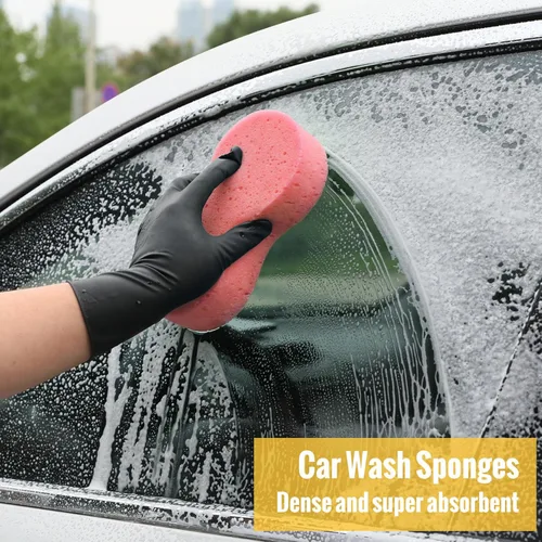 Vista 5 de Juego de 6 cepillos para detallado de coche, cepillos ultra suaves de pelo de jabalí, kit de cepillos de limpieza automotriz para ruedas, rejilla