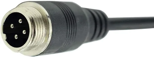 Vista 8 de Cable de extensión de cámara de respaldo, cable de extensión de aviación de 4 pines, para cámara de visión trasera de CCTV, camión, remolque