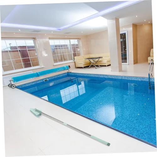 Vista 2 de Cepillo triangular de azulejos de piscina para limpieza de piscinas Cepillo de mano para azulejos de piscina Sc para piscinas Depurador