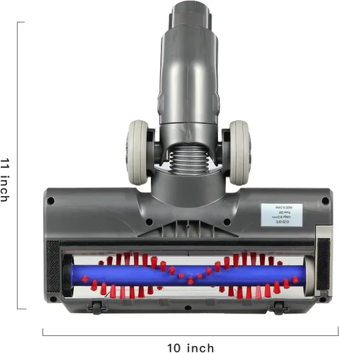 Vista 4 de Accesorios mejorados para aspiradora de piso de madera dura con faros para Dyson V7V8, piezas de repuesto para cabezal de motor para Dyson, rodillo