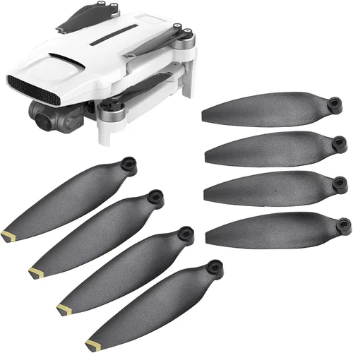 Vista 4 de Juego de hélice de mini dron, hélice de dron de bajo ruido, prueba de equilibrio dinámico, accesorios de repuesto de cuchillas de hélice para X8