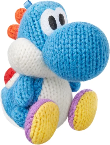 Light Blue Yarn Yoshi Amiibo Yoshis Woolly World Series