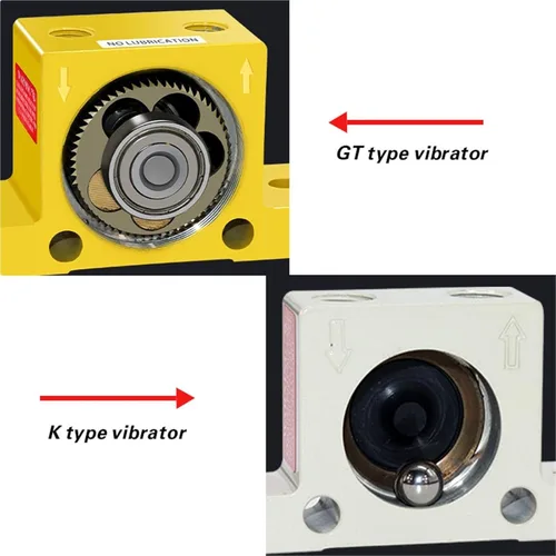 Vista 6 de 1Pcs Pneumatic oscillator Vibrator Turbine Vibrator GT4 GT8 GT10 GT16 GT25 GT30/K8 K13 K16 K30(GT-10)
