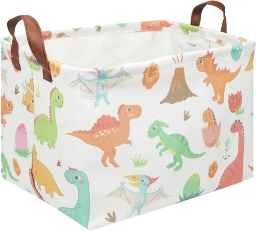 Vista 31 de FXOLCSHE - Canasta rectangular rosa de alpaca, canasta de lavandería impermeable plegable para guardería, canasta de juguetes para habitación