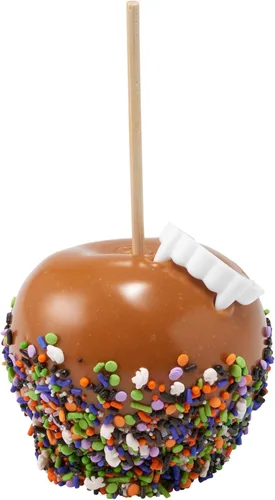 Vista 4 de DecoPac Gránulos de mezcla de fusión de Halloween, 26 onzas, chispas de caramelo en forma en recipiente de mano, decoraciones comestibles