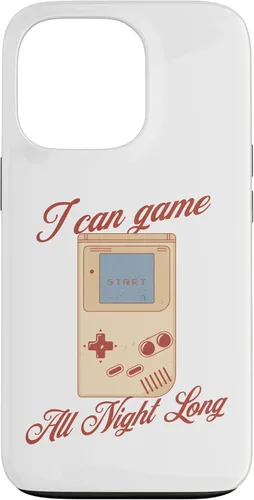 Vista 10 de I Can Game All Night Long Retro Handheld Gamer Case for iPhone 16