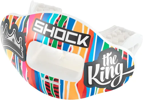 Shock Doctor Max Airflow 2.0 - Protector bucal/de labios con máximo flujo de aire Protector bucal de fútbol 3500. Talla única, para jóvenes y