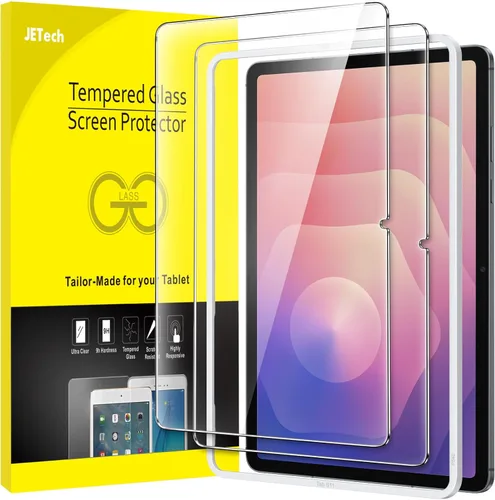 Vista 12 de JETech Protector de pantalla para Samsung Galaxy Tab S6 Lite (10.4 pulgadas, modelo 2024/2022/2020) con marco de fácil instalación, película