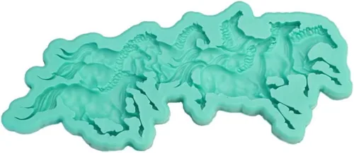 Vista 6 de Molde de silicona para hornear moldes de resina epoxi para moldes de pastel de chocolate para gelatinas (A)