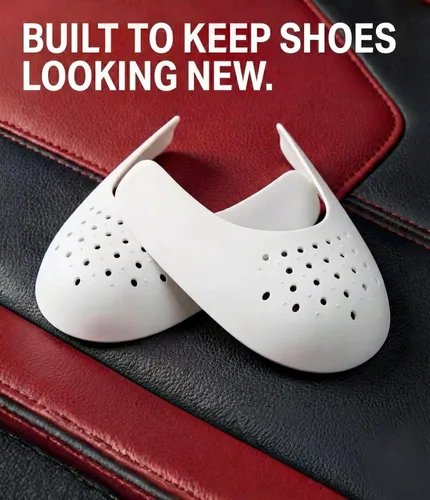 Vista 5 de SOL3 Crease Guards - 2 pares de protectores de arrugas para zapatos antiarrugas para Air Force 1, Jordans, Dunks y más