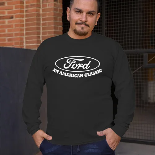 Vista 3 de Ford an American Classic - Camiseta de manga larga con licencia Ford Truck