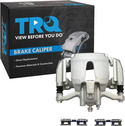 Vista 758 de TRQ Pinza de freno delantera izquierda con soporte lado del pasajero compatible con Ford Expedition Lincoln Navigator 2003-2006
