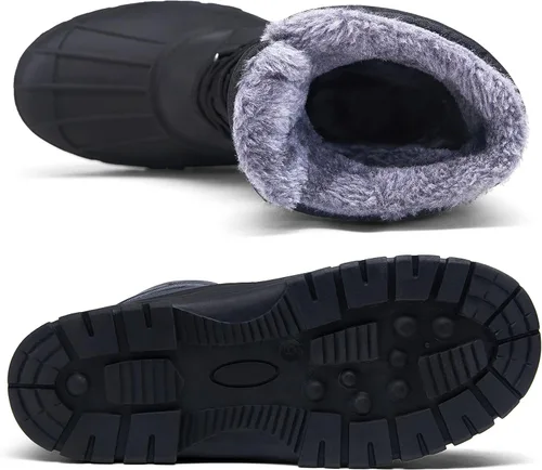 Vista 3 de Jousen Men's Winter Boots Lightweight Waterproof Snow Boots For Men Fur Warm Mens Boots