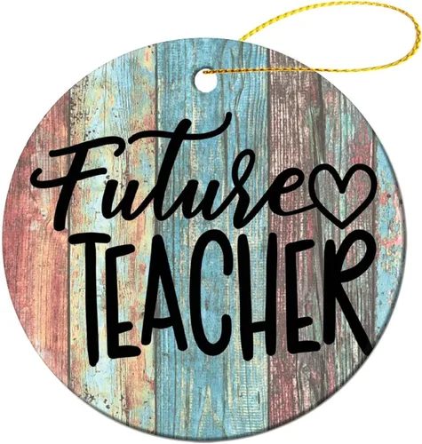 Vista 3 de by Unbranded para Navidad, Día de San Valentín, decoración de fiesta en casa, estudiante, futuro para ser, estudiante de enseñanza, gorro de Navidad