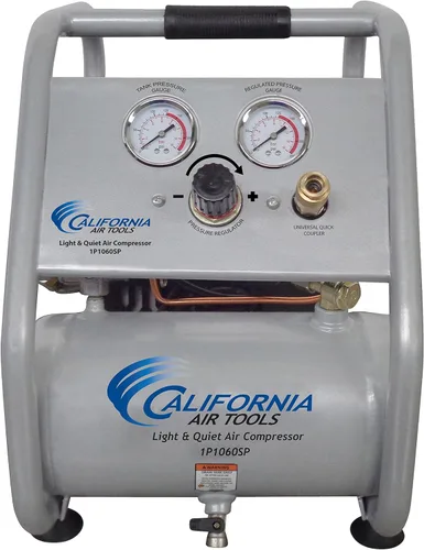 Vista 2 de CALIFORNIA AIR TOOLS CAT-1P1060SP GAL 56DB Kit de compresor de aire y accesorios, kit de inflado de compresor de 17 piezas, con pistola de soplado