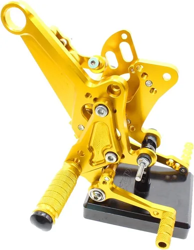 Vista 9 de FXCNC Juego de clavijas traseras CNC Billet para motocicleta, reposapiés totalmente ajustables, compatible con Diavel 2011-2015, carbono 2011-2018