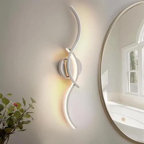 Vista 16 de EDISLIVE Lámpara LED Regulable Moderna para Tocador Giratoria 360°, Accesorios de Iluminación de Pared para Baño, Accesorios de Aplique de Pared