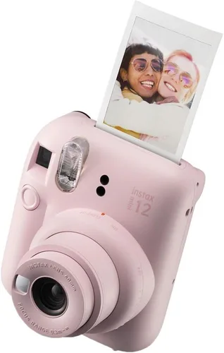 Vista 6 de FUJIFILM Instax Mini 12 - Cámara de película instantánea Color rosa floreciente, paquete que incluye película instantánea Instax Mini 40