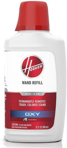 Hoover Oxy Spot Chaser - Recambio de solución limpiadora para mascotas SmartWash, 32 onzas, fórmula quitamanchas y pretratamiento, solución de