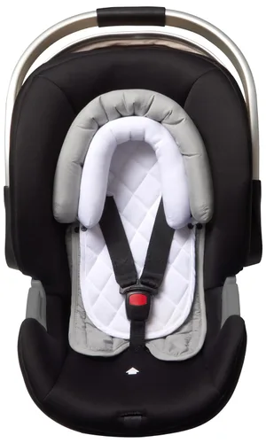 Vista 12 de Pro Goleem Soporte de cabeza para asiento de coche para bebé, suave inserto para asiento de coche para bebé, soporte de cabeza para asiento de coche
